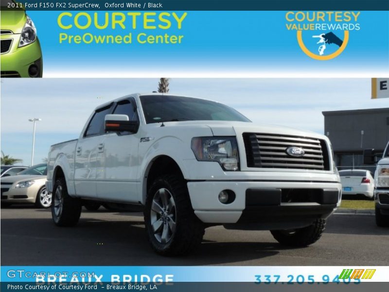 Oxford White / Black 2011 Ford F150 FX2 SuperCrew