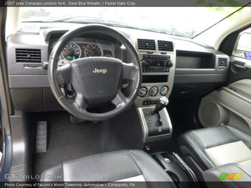 Steel Blue Metallic / Pastel Slate Gray 2007 Jeep Compass Limited 4x4