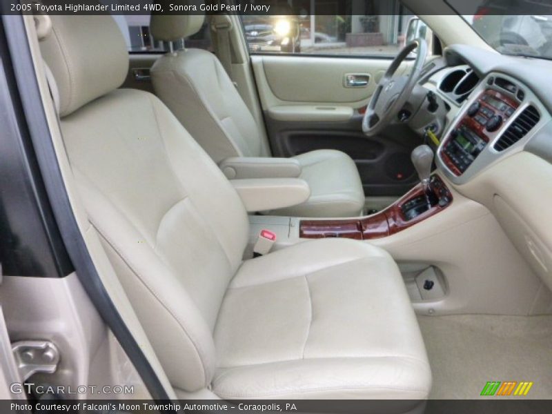 Sonora Gold Pearl / Ivory 2005 Toyota Highlander Limited 4WD