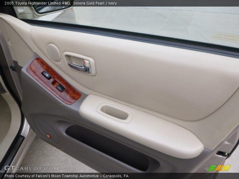Sonora Gold Pearl / Ivory 2005 Toyota Highlander Limited 4WD