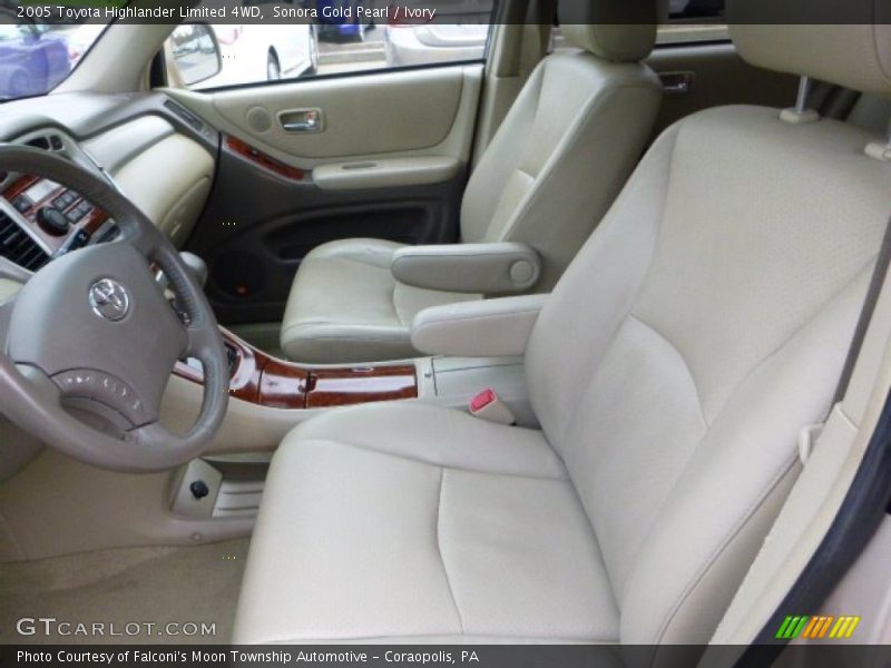 Sonora Gold Pearl / Ivory 2005 Toyota Highlander Limited 4WD