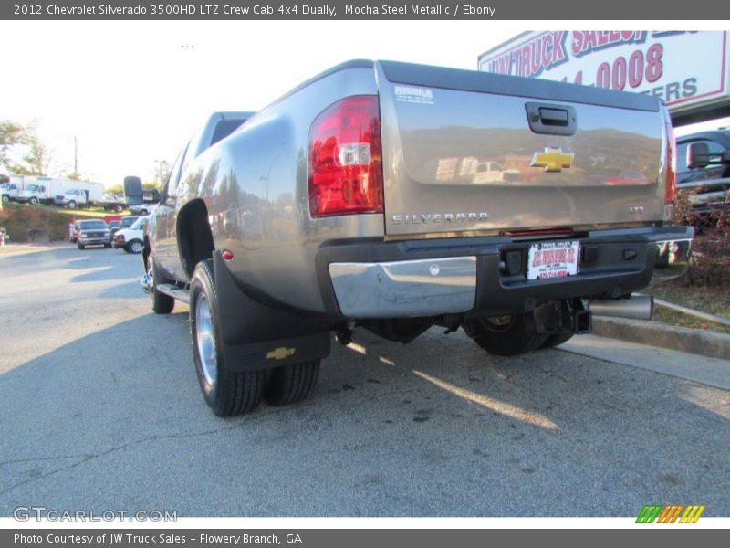 Mocha Steel Metallic / Ebony 2012 Chevrolet Silverado 3500HD LTZ Crew Cab 4x4 Dually