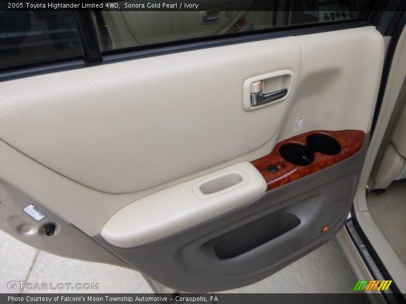 Sonora Gold Pearl / Ivory 2005 Toyota Highlander Limited 4WD