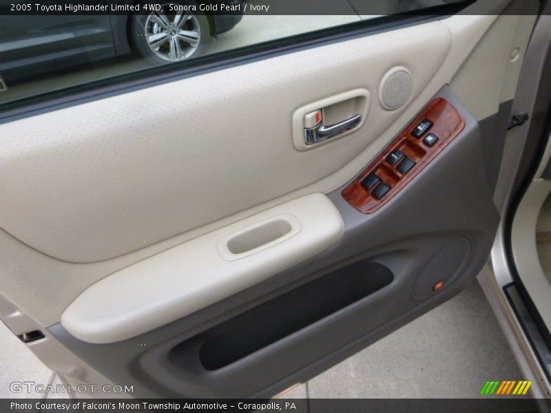 Sonora Gold Pearl / Ivory 2005 Toyota Highlander Limited 4WD