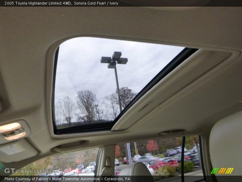 Sonora Gold Pearl / Ivory 2005 Toyota Highlander Limited 4WD