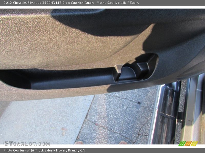 Mocha Steel Metallic / Ebony 2012 Chevrolet Silverado 3500HD LTZ Crew Cab 4x4 Dually