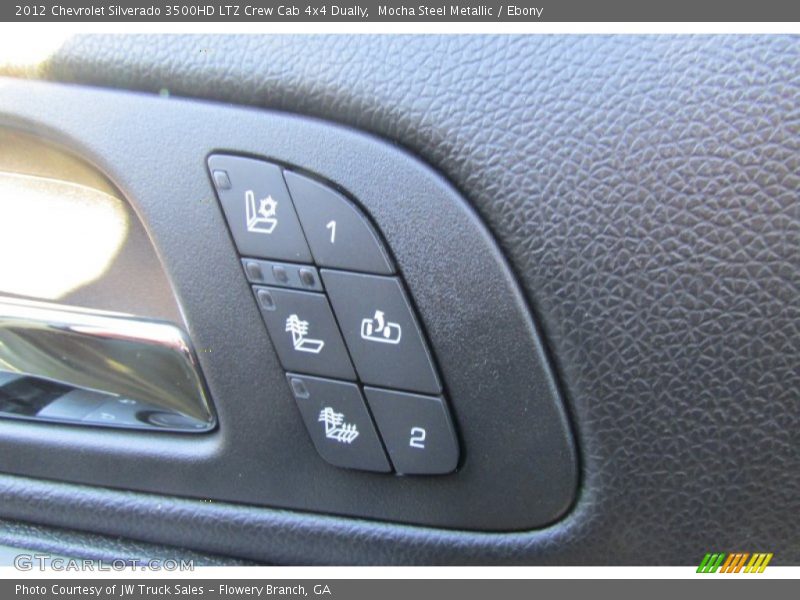 Mocha Steel Metallic / Ebony 2012 Chevrolet Silverado 3500HD LTZ Crew Cab 4x4 Dually
