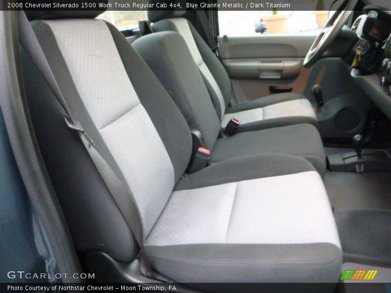 Blue Granite Metallic / Dark Titanium 2008 Chevrolet Silverado 1500 Work Truck Regular Cab 4x4