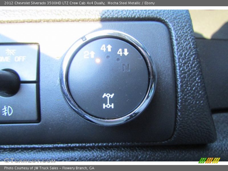 Mocha Steel Metallic / Ebony 2012 Chevrolet Silverado 3500HD LTZ Crew Cab 4x4 Dually