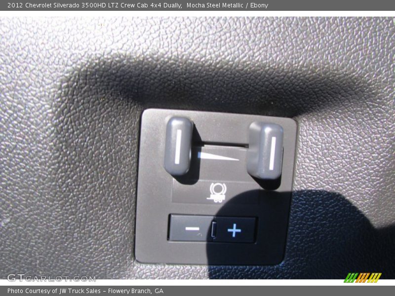 Mocha Steel Metallic / Ebony 2012 Chevrolet Silverado 3500HD LTZ Crew Cab 4x4 Dually