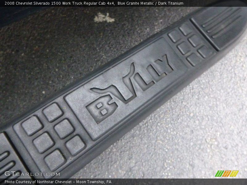 Blue Granite Metallic / Dark Titanium 2008 Chevrolet Silverado 1500 Work Truck Regular Cab 4x4