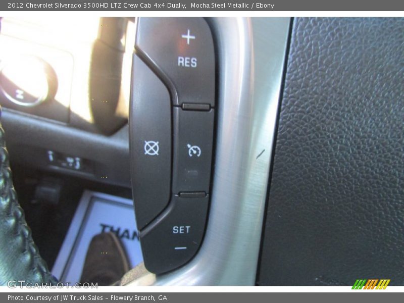 Mocha Steel Metallic / Ebony 2012 Chevrolet Silverado 3500HD LTZ Crew Cab 4x4 Dually