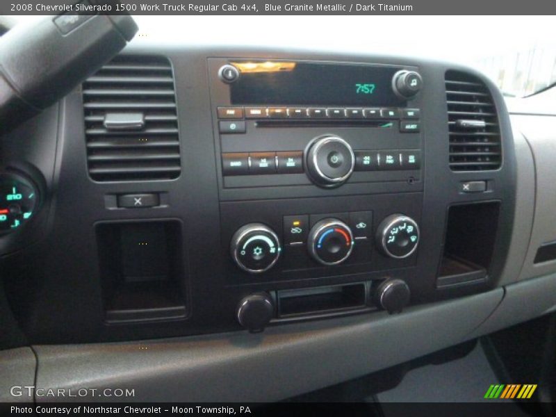 Blue Granite Metallic / Dark Titanium 2008 Chevrolet Silverado 1500 Work Truck Regular Cab 4x4