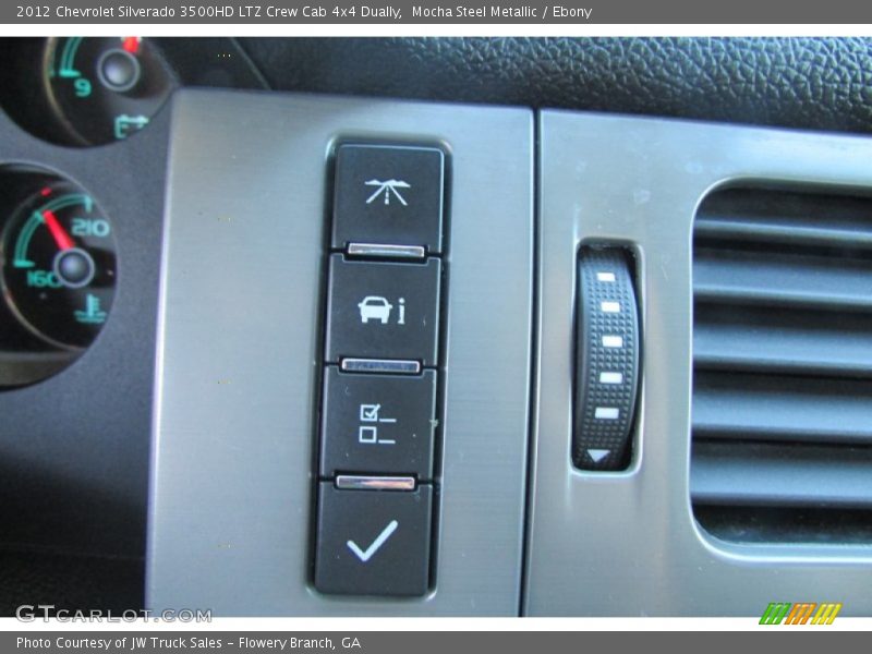 Mocha Steel Metallic / Ebony 2012 Chevrolet Silverado 3500HD LTZ Crew Cab 4x4 Dually