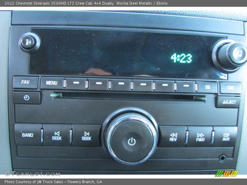 Mocha Steel Metallic / Ebony 2012 Chevrolet Silverado 3500HD LTZ Crew Cab 4x4 Dually