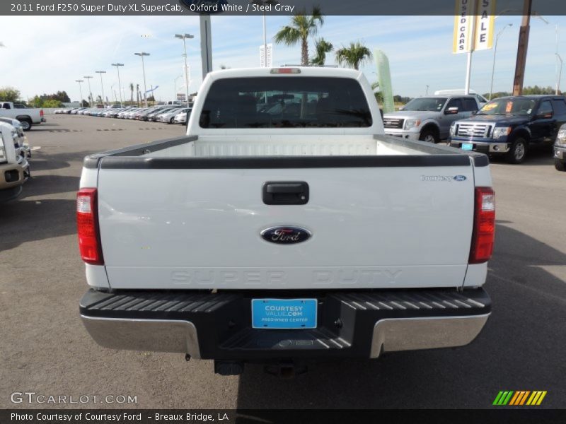 Oxford White / Steel Gray 2011 Ford F250 Super Duty XL SuperCab