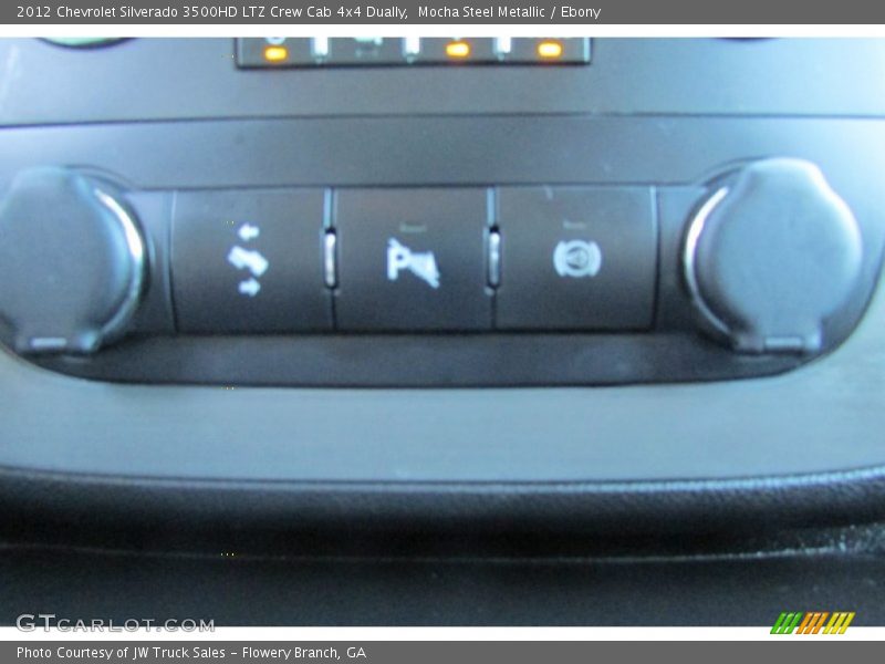 Mocha Steel Metallic / Ebony 2012 Chevrolet Silverado 3500HD LTZ Crew Cab 4x4 Dually