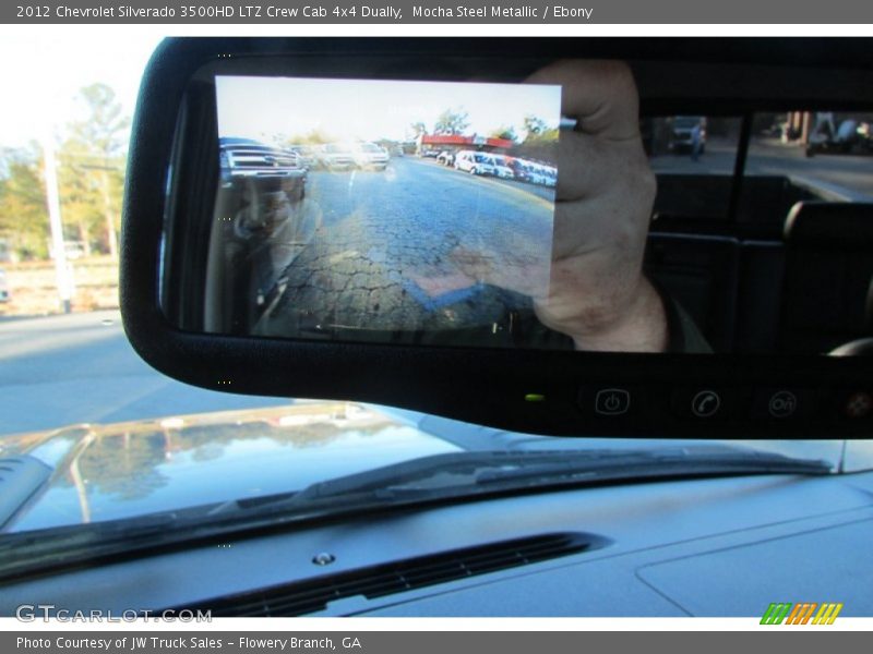 Mocha Steel Metallic / Ebony 2012 Chevrolet Silverado 3500HD LTZ Crew Cab 4x4 Dually