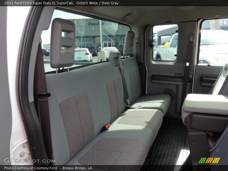 Oxford White / Steel Gray 2011 Ford F250 Super Duty XL SuperCab