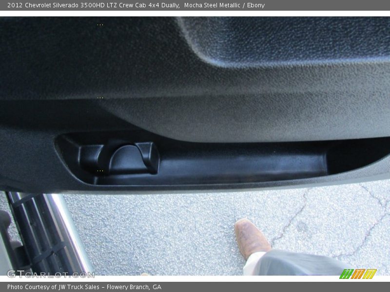 Mocha Steel Metallic / Ebony 2012 Chevrolet Silverado 3500HD LTZ Crew Cab 4x4 Dually