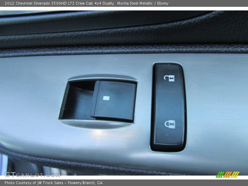 Mocha Steel Metallic / Ebony 2012 Chevrolet Silverado 3500HD LTZ Crew Cab 4x4 Dually