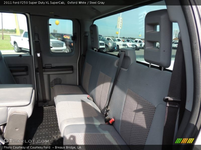Oxford White / Steel Gray 2011 Ford F250 Super Duty XL SuperCab