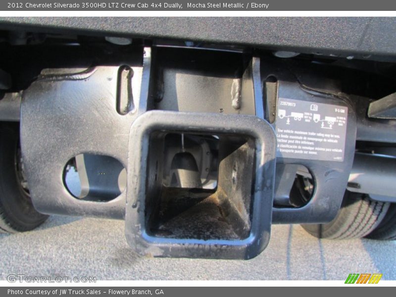 Mocha Steel Metallic / Ebony 2012 Chevrolet Silverado 3500HD LTZ Crew Cab 4x4 Dually