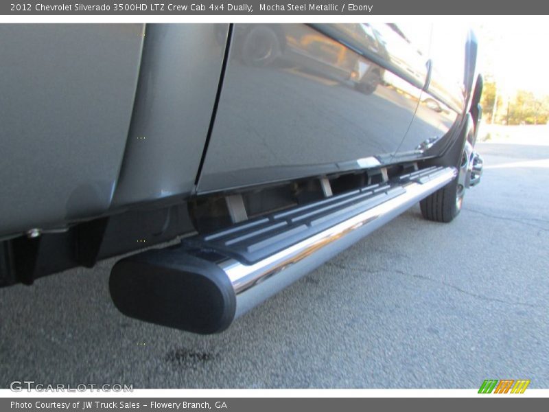 Mocha Steel Metallic / Ebony 2012 Chevrolet Silverado 3500HD LTZ Crew Cab 4x4 Dually