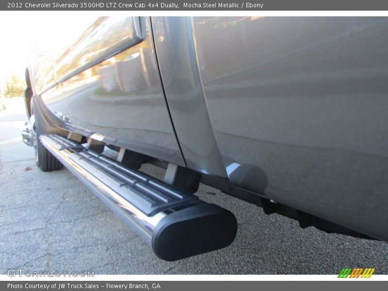 Mocha Steel Metallic / Ebony 2012 Chevrolet Silverado 3500HD LTZ Crew Cab 4x4 Dually