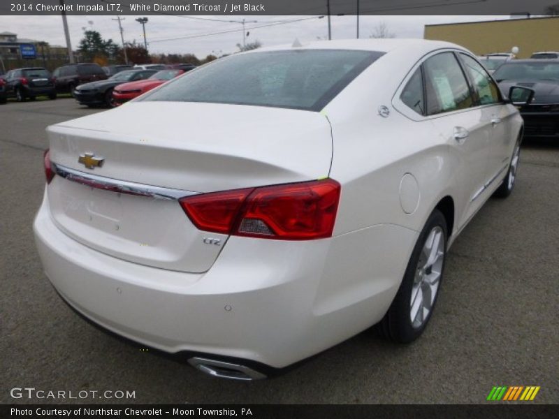 White Diamond Tricoat / Jet Black 2014 Chevrolet Impala LTZ
