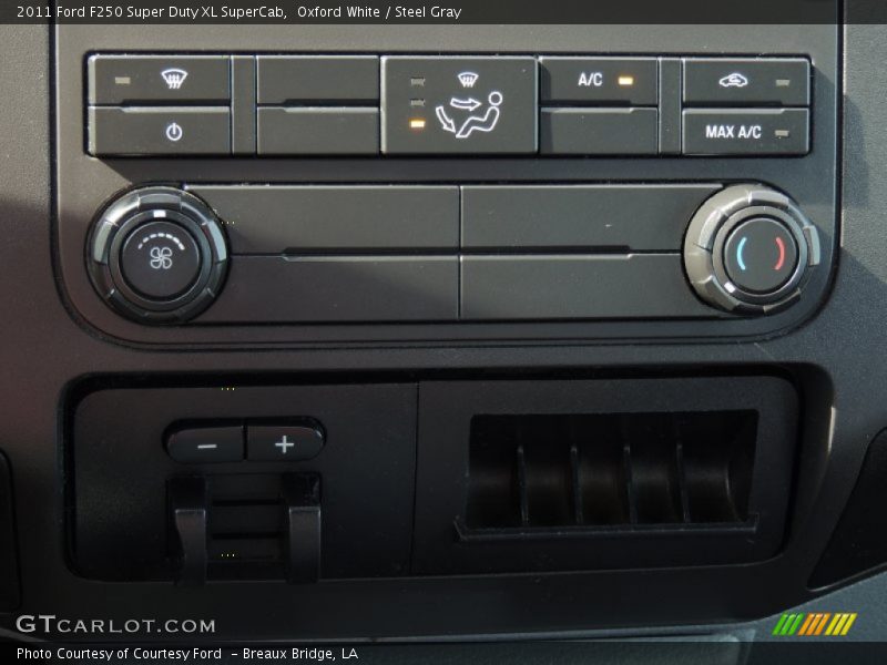 Oxford White / Steel Gray 2011 Ford F250 Super Duty XL SuperCab