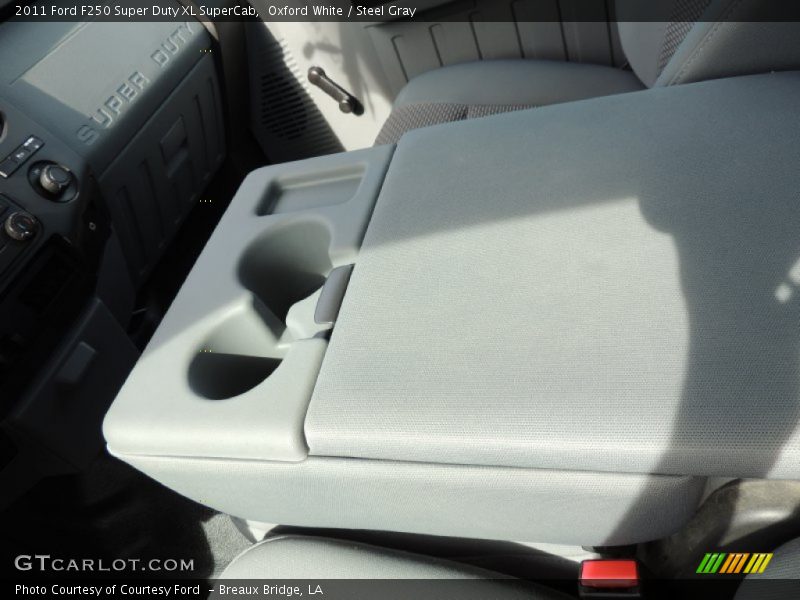 Oxford White / Steel Gray 2011 Ford F250 Super Duty XL SuperCab