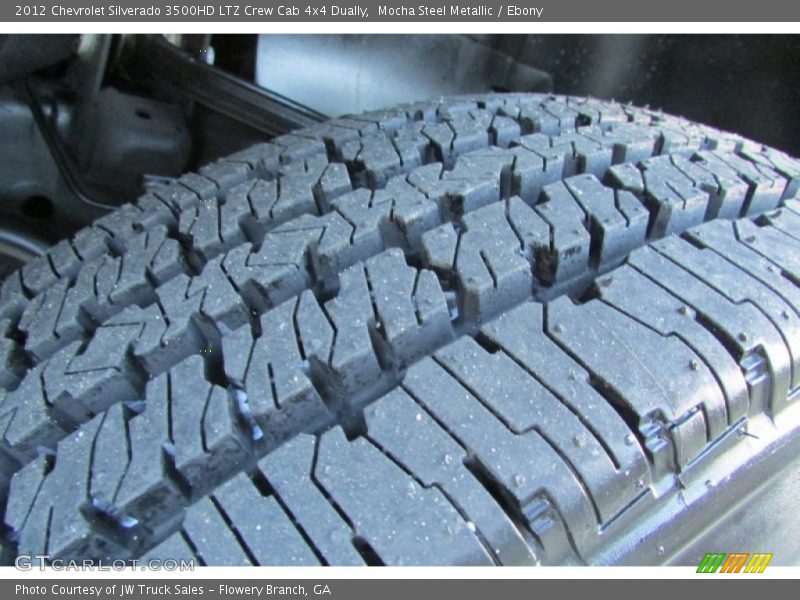 Mocha Steel Metallic / Ebony 2012 Chevrolet Silverado 3500HD LTZ Crew Cab 4x4 Dually