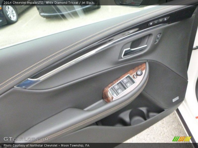 White Diamond Tricoat / Jet Black 2014 Chevrolet Impala LTZ