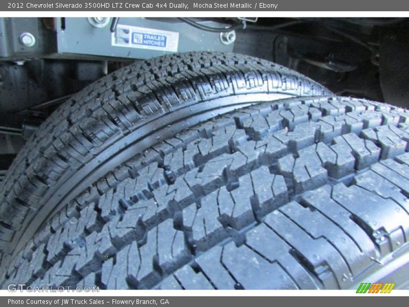 Mocha Steel Metallic / Ebony 2012 Chevrolet Silverado 3500HD LTZ Crew Cab 4x4 Dually