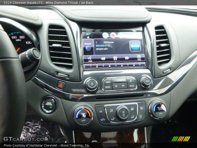White Diamond Tricoat / Jet Black 2014 Chevrolet Impala LTZ
