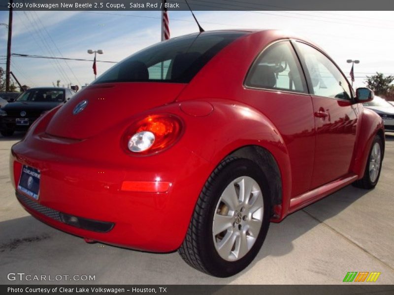Salsa Red / Black 2009 Volkswagen New Beetle 2.5 Coupe