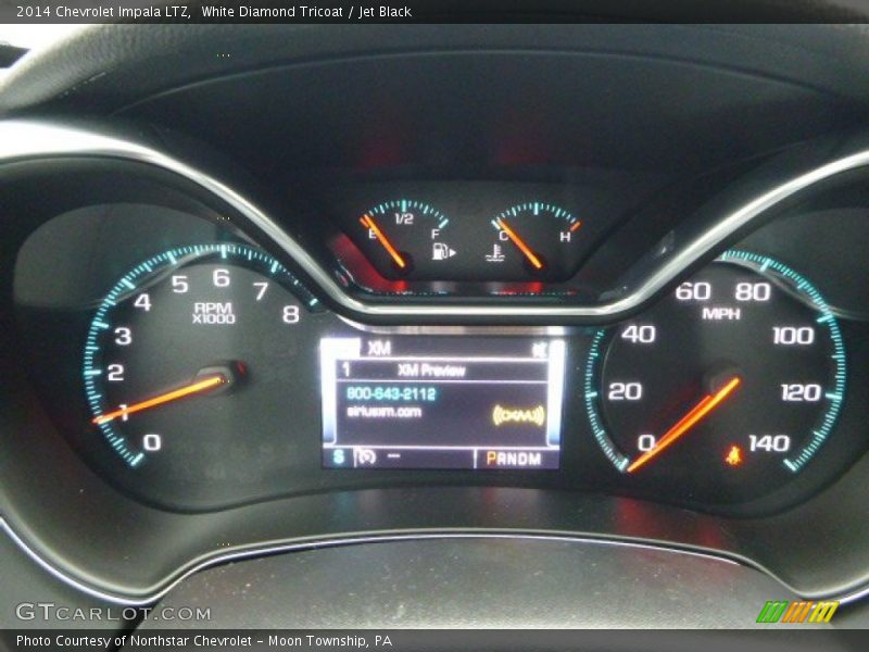 White Diamond Tricoat / Jet Black 2014 Chevrolet Impala LTZ