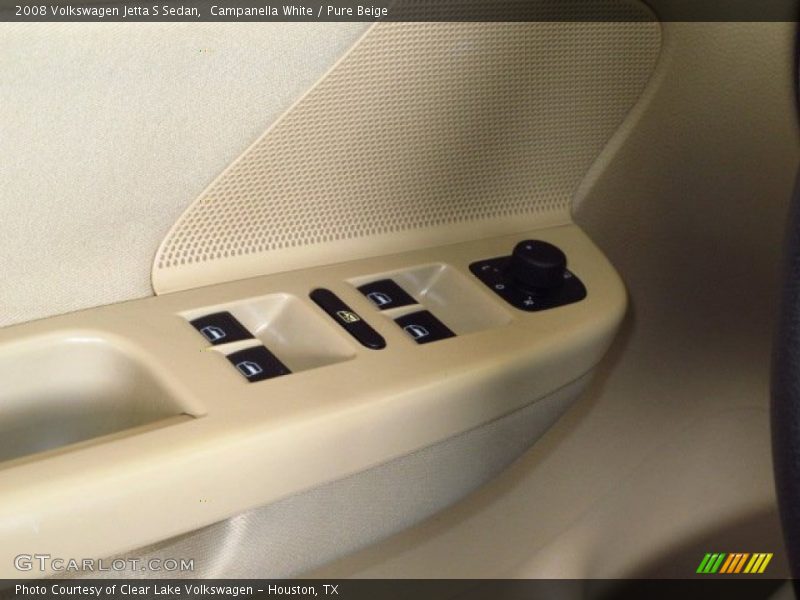 Campanella White / Pure Beige 2008 Volkswagen Jetta S Sedan