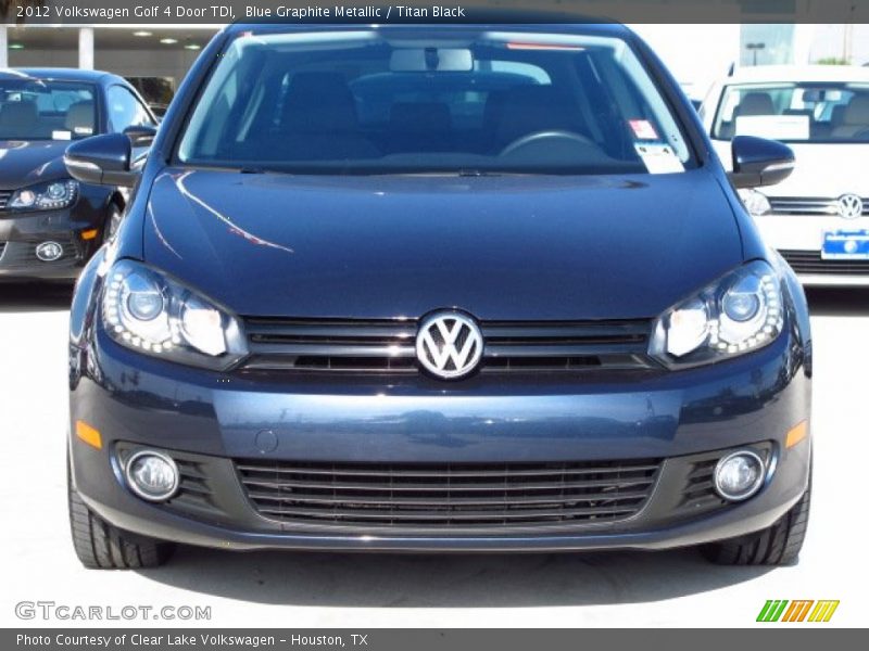 Blue Graphite Metallic / Titan Black 2012 Volkswagen Golf 4 Door TDI