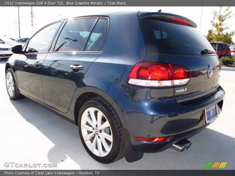 Blue Graphite Metallic / Titan Black 2012 Volkswagen Golf 4 Door TDI