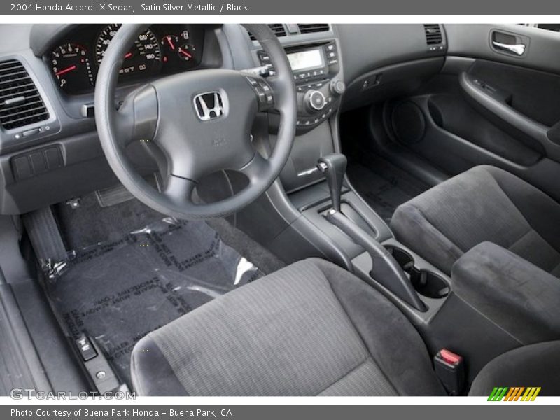 Black Interior - 2004 Accord LX Sedan 