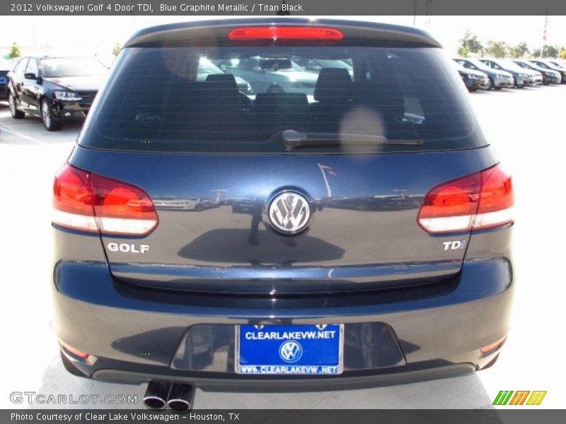 Blue Graphite Metallic / Titan Black 2012 Volkswagen Golf 4 Door TDI