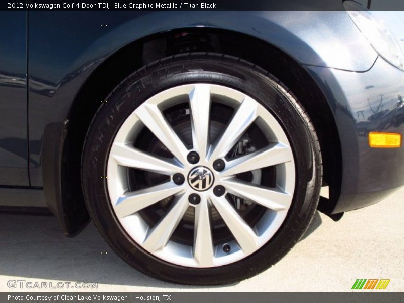 Blue Graphite Metallic / Titan Black 2012 Volkswagen Golf 4 Door TDI