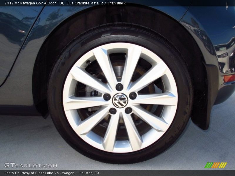 Blue Graphite Metallic / Titan Black 2012 Volkswagen Golf 4 Door TDI