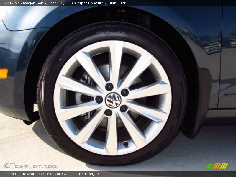 Blue Graphite Metallic / Titan Black 2012 Volkswagen Golf 4 Door TDI