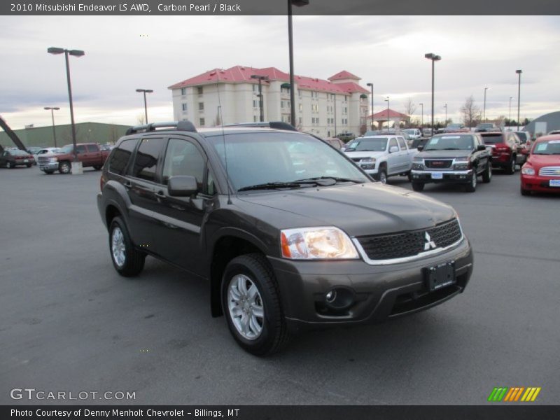 Carbon Pearl / Black 2010 Mitsubishi Endeavor LS AWD