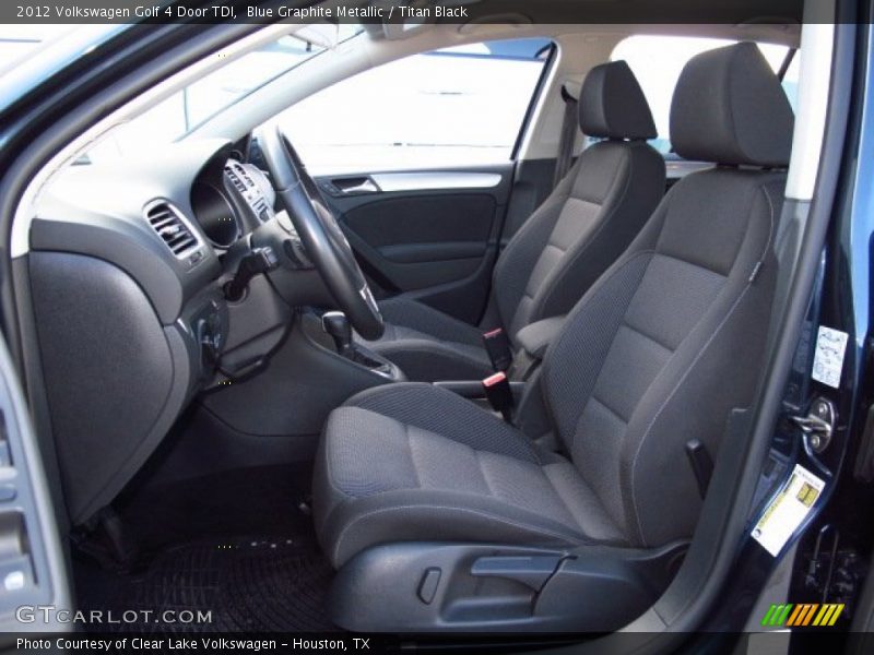Blue Graphite Metallic / Titan Black 2012 Volkswagen Golf 4 Door TDI