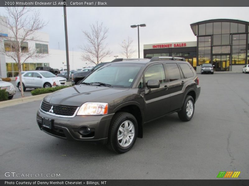 Carbon Pearl / Black 2010 Mitsubishi Endeavor LS AWD