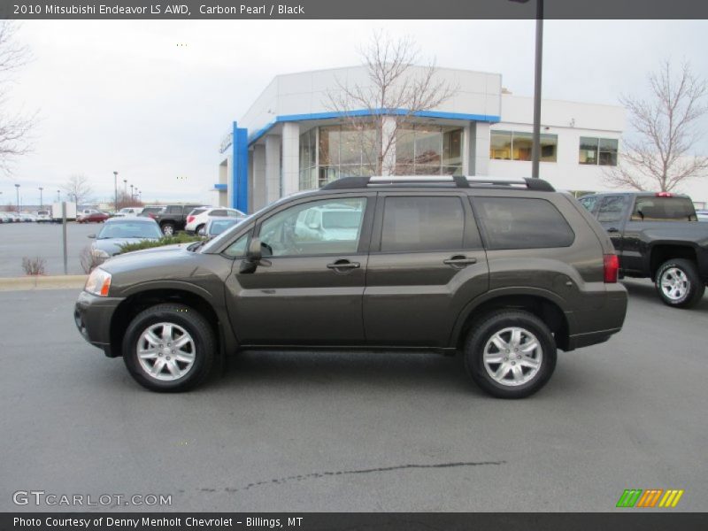 Carbon Pearl / Black 2010 Mitsubishi Endeavor LS AWD